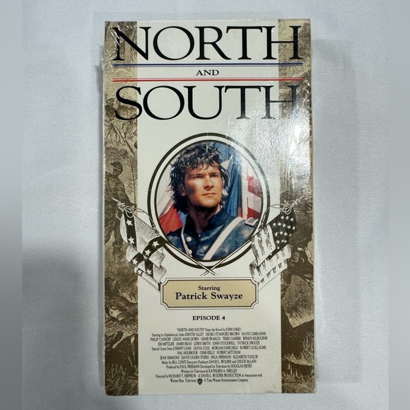 North And South VHS VCR Video Tape Movie New / Sealed Patrick Swayze Episode 4 - Picture 1 of 2